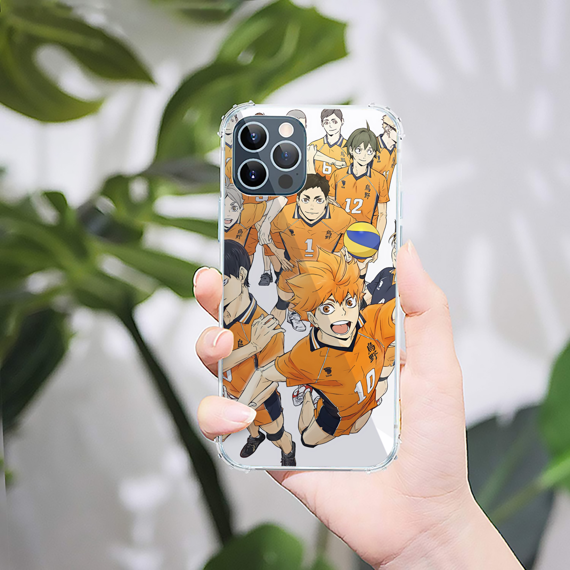 （画像用） ハイキュー!! Haikyu!! 【iPhone 12シリーズ対応】透明スマホケース（クリアソフトケース）